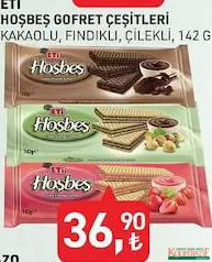 ETİ HOŞBEŞ GOFRET ÇEŞİTLERİ 142 G
